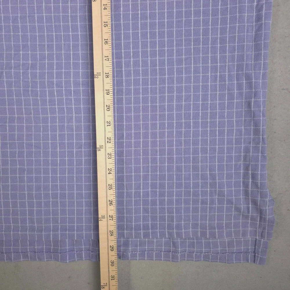 Ralph Lauren Golf‎ Polo Shirt Plaid Short Sleeve Casual XL